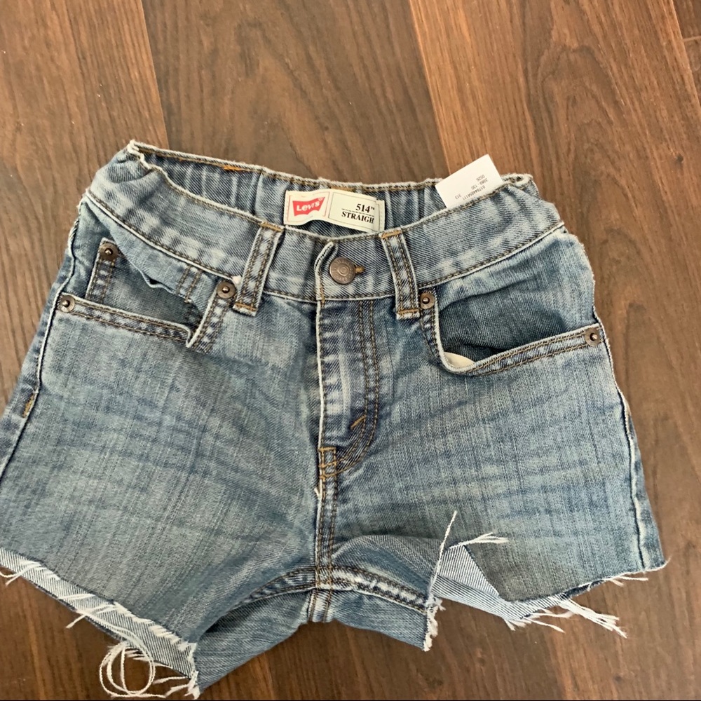 Levi’s vintage cut off denim shorts kids 6